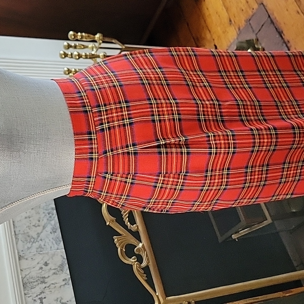 Vintage Leslie Fay Tartan Skirt - Picture 4 of 10